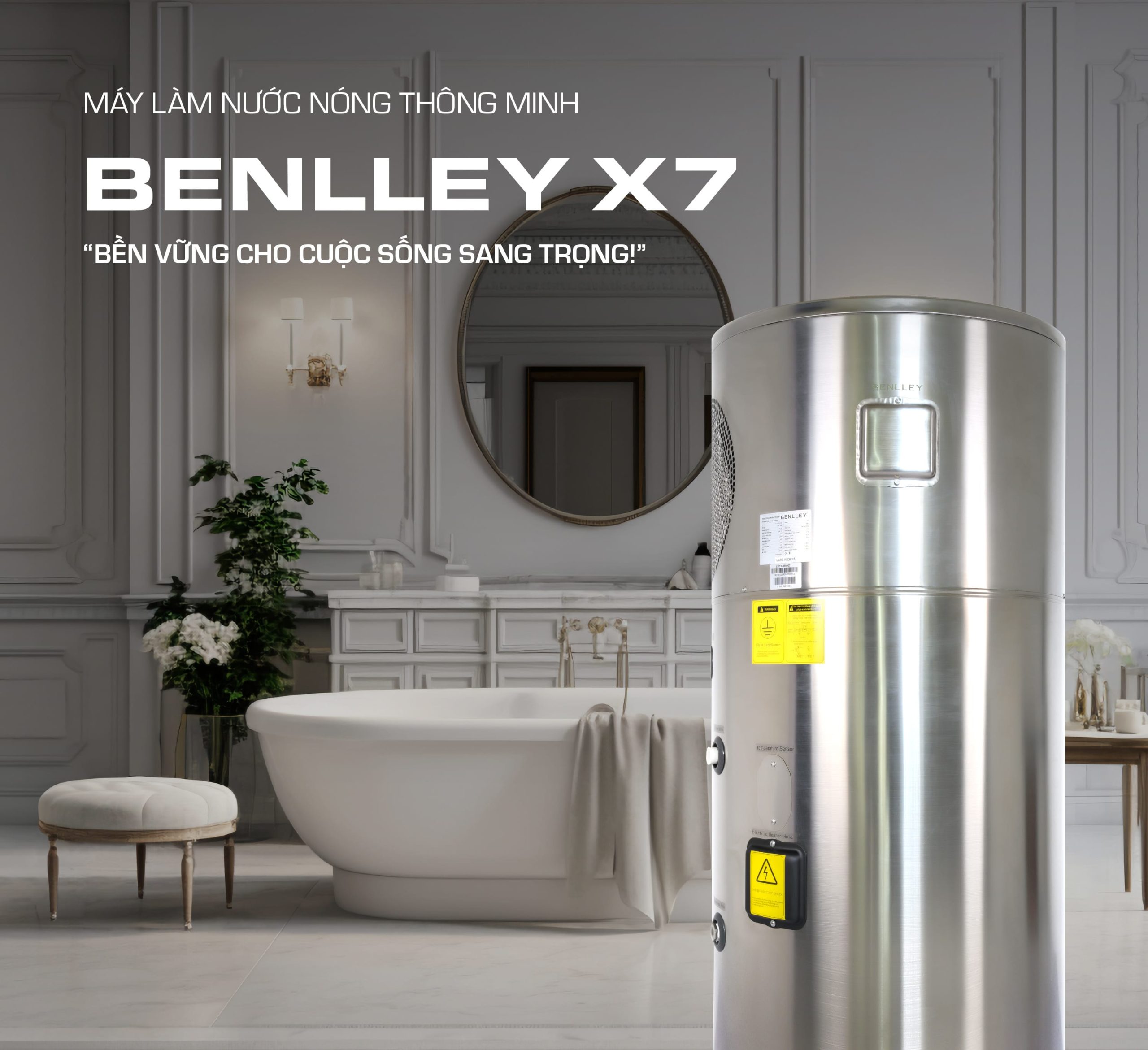 Máy Nước Nóng Benlley X7 BL4.8PO